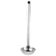 thumbnail image 1 of GOOHOCHY Cucharón para servir: Cucharón de sopa de mango largo de 50 ml con gancho para cocinas domésticas, restaurantes y servicios de catering. Cuchara de acero inoxidable para servir sopas, guisos, 1 of 8