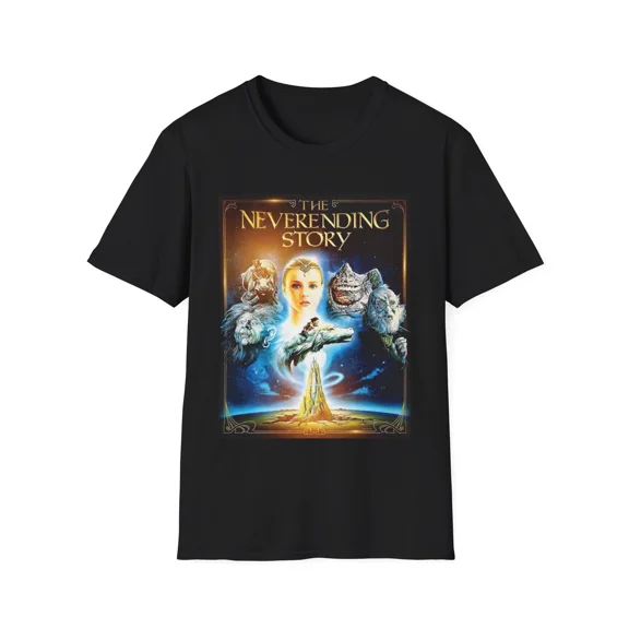 Reprint Rare Never Ending Story Shirt, Retro Movie Poster T-Shirt, Never Ending Story Tee