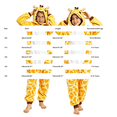 thumbnail image 3 of Ruyang Kids Plush Giraffe Hooded Jumpsuit Cute Animal Long Sleeve Onesie with Animal Horn Toddler Boys Girls Fall Warm Loungewear, 3 of 4