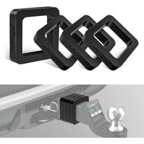 Nilight 2Inch Hitch Receiver Silencer Pad 4 Pack Reduce Rattle and Noise Between Receivers and Tow Hitches Fits for 2Inch Trailer Hitch Receiver