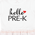 thumbnail image 4 of Inktastic Hello Pre-k Girls Toddler Dress, 4 of 5