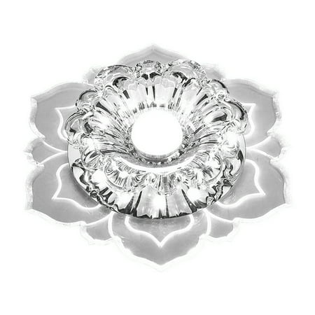 

EDFRWWS Modern LED Crystal Ceiling Lights Surface Mounted Porch isle Lamp (Warm)