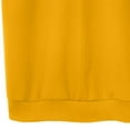 thumbnail image 5 of BADHUB Hoodie Dress for Women Split Hem Solid Color Hoodies Pullover Dress Long Sleeve Drawstring Sweatshirts Hoodies Yellow,L, 5 of 7