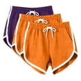 thumbnail image 2 of yillto Women Shorts Lounge 3 Pack Athletic Elastic Waist Drawstring Comfy Summer Shorts with Pockets, 2 of 7