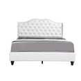 thumbnail image 2 of Joy Jewel White Tufted Full Panel Bed, 2 of 5