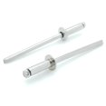 thumbnail image 1 of BCP Fasteners 100 Qty Aluminum Blind Rivets (#4-1) 1/8" Diameter x 1/16" Grip (BCP169), 1 of 3