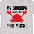 thumbnail image 4 of Inktastic My Grandpa Loves Me Crab Boys or Girls Toddler T-Shirt, 4 of 5