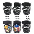 thumbnail image 1 of Billiard Table Pockets Spare Pockets Billiard Table Set 6 Plastic Web Pockets, 1 of 5