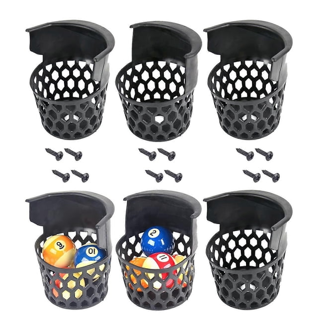 Billiard Table Pockets Spare Pockets Billiard Table Set 6 Plastic Web Pockets