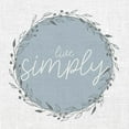 thumbnail image 2 of Allen, Kimberly 12x12 White Modern Wood Framed Museum Art Print Titled - Live Simply Circle, 2 of 4