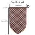 thumbnail image 7 of Wukai Mardi Gras Plaid Print Garden Flag 12.5x18 Inch Double Sided Sun-resistant Rain-resistant, Wrinkle-resistant Colorfast(Only Flag), 7 of 7