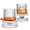 Stripes, variant on 10oz Spinning Whiskey Glasses, Rotating Old Fashioned Clear Rocks Glasses for Scotch & Bourbon, Cocktail Glasses for Bar, Party, Home, and Gift