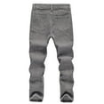 thumbnail image 3 of Hotiary Boys' Destroyed Straight Fit Jean Denim Pants Ripped Distressed Washed Casual Pants for 5-13 Years Kids Teen, 3 of 9