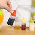thumbnail image 3 of 4-pcs Mini Kitchen Sauce Bottles, Squeeze Bottles Condiment Dispenser for Ketchup Mustard and Salad, 3.14x1.26inch Portable Lunch Box Condiment Bottles with Leakproof Screw Cap D0C7, 3 of 8