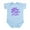 Sky Blue, variant on CafePress - Most Adorable Baby In The World Infant Bodysuit - Baby Light Bodysuit, Size Newborn - 24 Months
