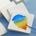 thumbnail image 6 of 50Pieces Professional Watercolor Paper Wood Pulp Painting Paper 300GSM Cold-Pressed Textured White For Painting Texture Art, 6 of 9