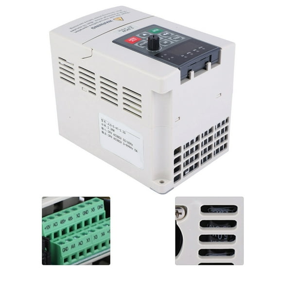 VFD Inverter, 380V 2.2KW Inverter, Motor Speed Control Inverter, 380V 2.2KW VFD Variable Frequency Drive Inverter for Motor Speed Control 3 Phase Input Output