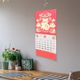 thumbnail image 3 of Miangastore Calendrier Lunaire Style Chinois Calendrier Année du Serpent Calendrier Mural Calendrier l'Année du Serpent, 3 of 9