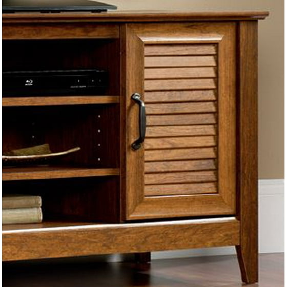 Sauder Select Panel Tv Stand For Tvs Up To 47 Milled Cherry Finish
