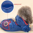 thumbnail image 4 of Dog Raincoat pet Waterproof Rain Jacket Jumpsuit size S-XXL ZL258 ShopWise Round, 4 of 9