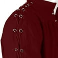 thumbnail image 3 of Underwear Men's Loose Linen Medieval Gothic Renaissance Shirt Long Sleeve Pirate Mercenary Costume, 3 of 3