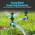 thumbnail image 5 of 2 Pack Adjustable Impact Lawn Sprinklers with Zinc Alloy Spike Base - Water Sprinkler Head for Large Patio Garden Areas, 5 of 5