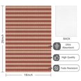 thumbnail image 2 of 4 Pcs Funny Kitchen Towels,Brown and Red Christmas Striped Pattern Microfiber Dish Towels,Kitchen Tea Towels,Kitchen Towel Set (18" X 26"), 2 of 7