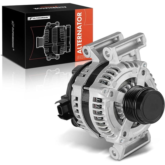 A-Premium Alternator Compatible with Chevrolet & Buick Models - Malibu 2013-2015, Impala 2014-2015, Regal 2014-2017, Envision 2017-2020, 2.0L 2.5L, 12V 130A 5-Groove Decoupler Pulley CW