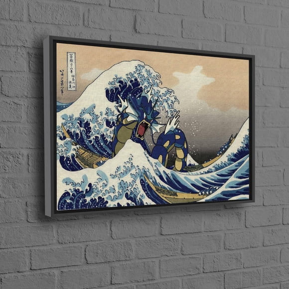 Personalized Wave Off Kanagawa 3D Canvas Reproduction Artwork Ideal for Wedding Decor or Unique Wedding Gift Featuring The Great Wave Japanese Art