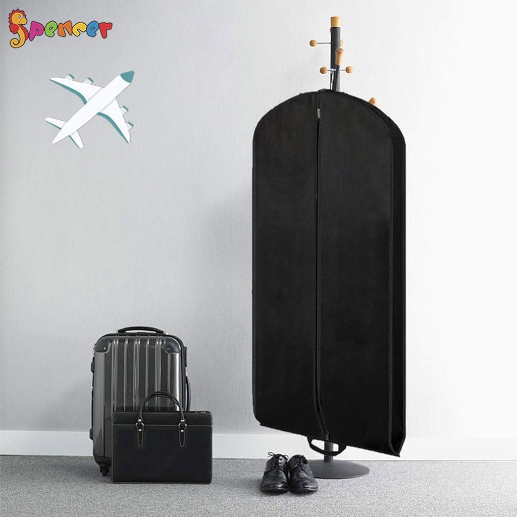 Wedding Dress Cover Suit Coat Clothing Storage Bag Garment Bag Travel Tote  Organizer Wardrobe Hanging Clothes Storage Dust Bag College Dorm  Essentials Stuff Bag  SHEIN