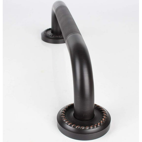 24-Inch Grab Bar Featuring Anti-Slip Handrail, Oil Rubbed Bronze, Bathroom Bathtube Shower Safety Rail