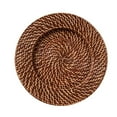 thumbnail image 1 of GROWTH TANK Rattan Charger Plate Kitchen Photo Props Rustic for Sundries Bathroom Picnic brown, 1 of 9