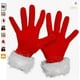 thumbnail image 2 of Guantes formales para Nochebuena - Diseño ajustado festivo, poliéster cálido, tacto lujoso - Celebraciones de invierno, espectáculos de danza, accesorio para mujer, 2 of 7