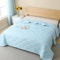 thumbnail image 4 of Ohufall Cooling Comforter Lightweight Quilt Summer Bedding Washed Cotton Thin Quilt Soft Washable Quilt Core For Dormitory, 4 of 6