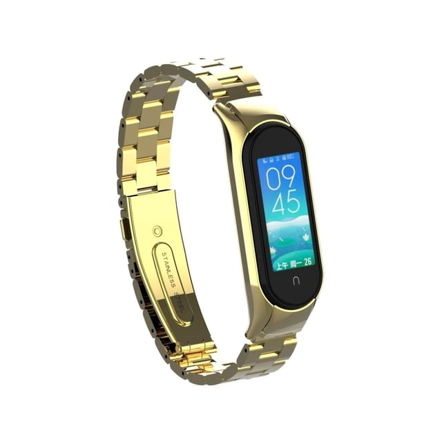 Correa Acero Inox Eslabones Para Xiaomi Mi Band 8/9/10 +1 Mica