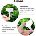 thumbnail image 3 of Paquete de 100 marcadores de jardín duraderos de 6 cm x 10 cm para identificar plantas, ideales para todos los jardineros, estacas para plantas en forma de T en miniatura multicolor, 3 of 7