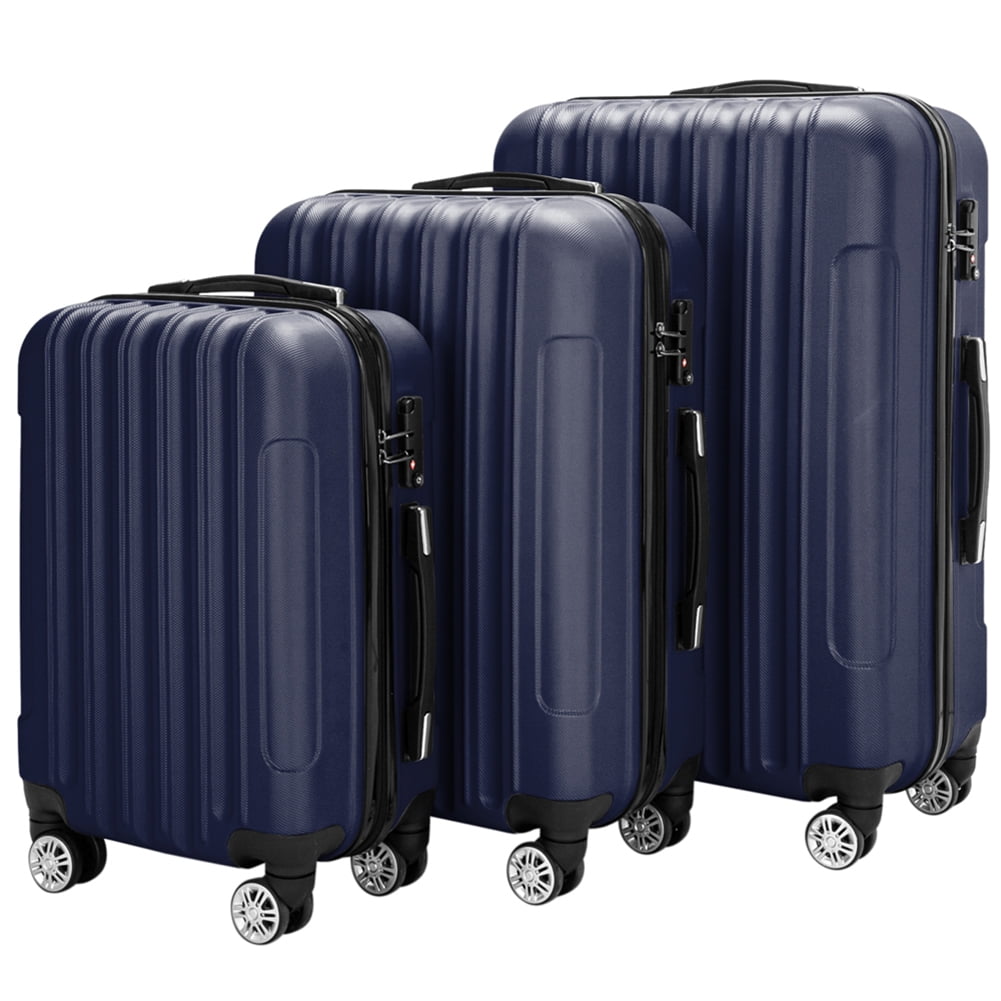 Barara King Luggage Set Suitcase,3-In-1 Multifunctional Large Capacity Traveling Storage Suitcase Luggage Set Navy Blue