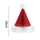 thumbnail image 5 of 4 piezas de papel gorro navideño panal adornos navideños adornos colgantes Sincero  Electrónica, 5 of 5