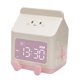 thumbnail image 3 of Reloj despertador para dormitorio, reloj de escritorio, pantalla semanal, temporizador silencioso, reloj digital creativo Rosa, 3 of 9