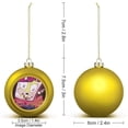 thumbnail image 2 of Invader Zim Christmas Balls Sparkling Christmas Tree Hanging Ornaments Party Home Decor Xmas Christmas Gifts, 2 of 7