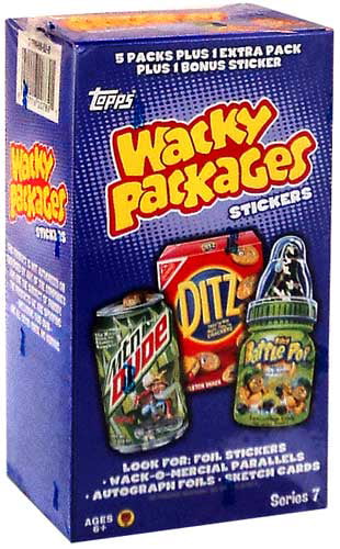 Wacky Packages Series 7 Trading Card Sticker Box 48 Packs