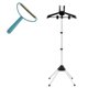 thumbnail image 1 of Folding Telescopic Steamer Stand,Garment Clothes Steamer Holder with Rotating Hanger,Aluminum Alloy Steaming Rack, 1 of 5