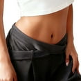 thumbnail image 3 of Stretchy Pants for Women Fashion Women Casual Solid Color Sport Sweatpants Long Pants Full Length Pants Dark Gray XS, 3 of 4