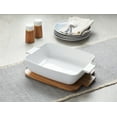 thumbnail image 5 of (3 pack) Better Homes & Gardens Ceramic Oven to Table Serveware Dish with Acacia Lid, 13.39 x 9.06 x 3.39 in, 5 of 12