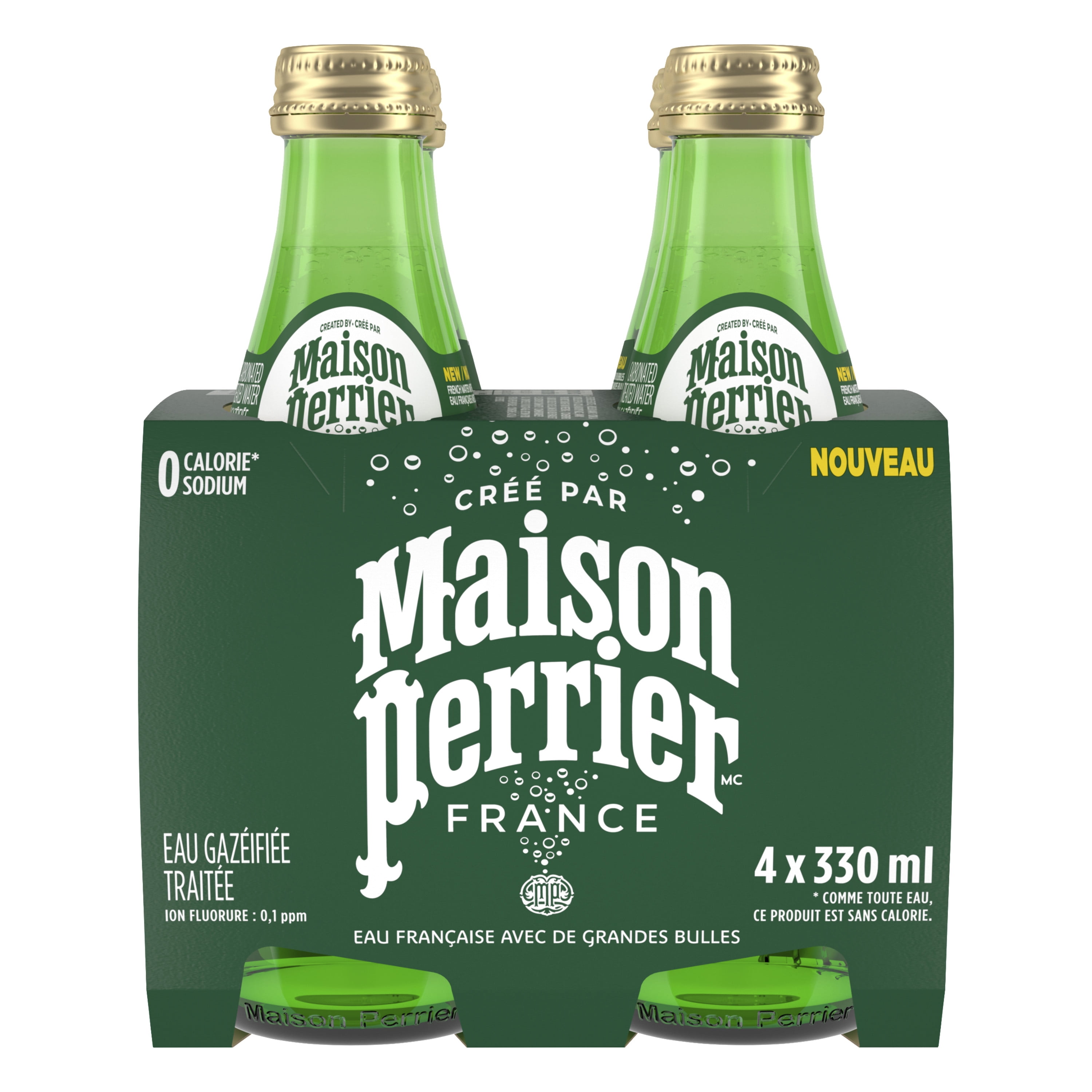 Maison Perrier Unflavoured Glass, a bold expression of French sparkling refinement., 1.3 kg