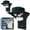 Black-Single Outlet 2 Pack, variant on Almond Double Outlet 2 Pack Shelf Unit Charging Station