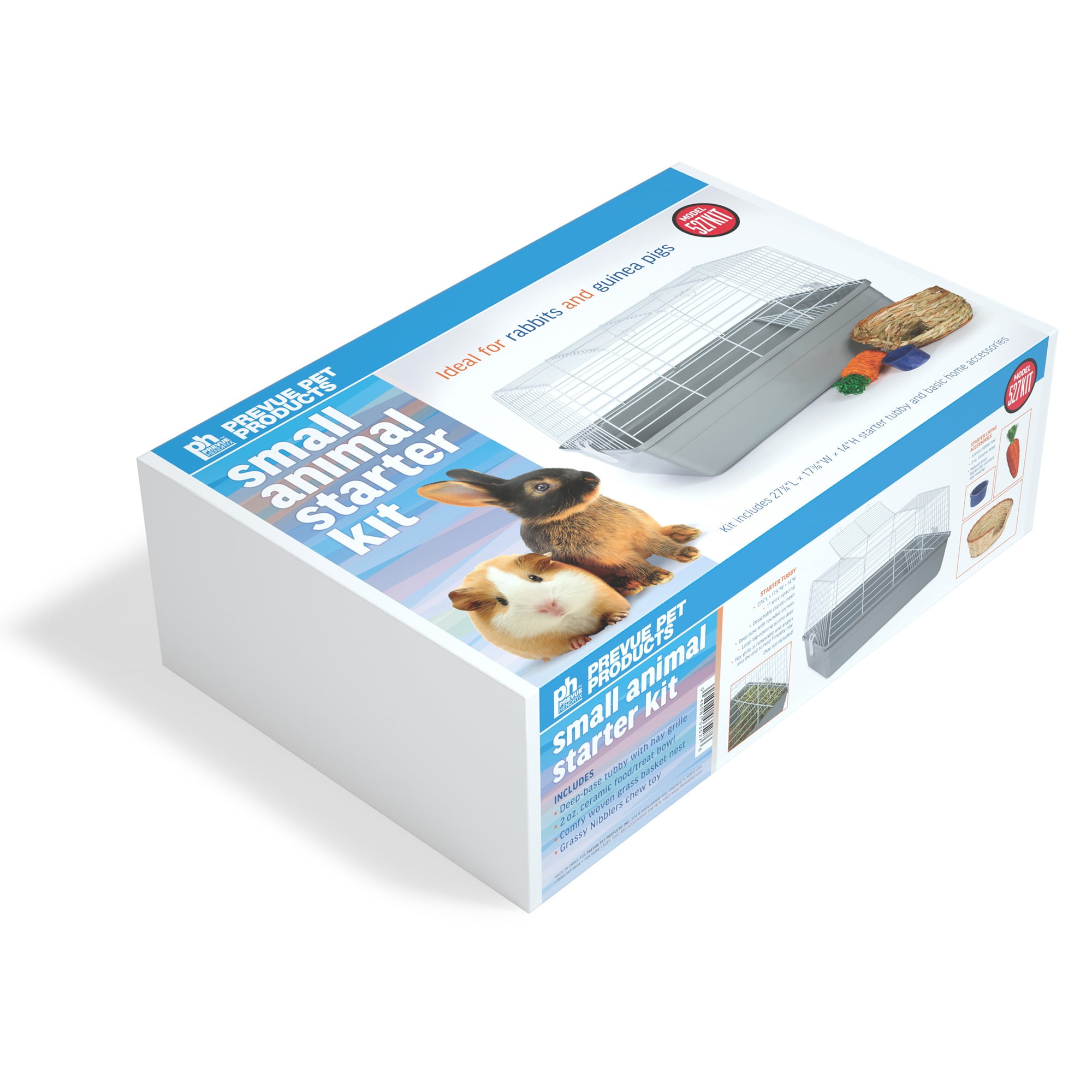 Prevue Pet Products Bella Rabbit Cage Kit - Gray for Small Animals 527-KIT
