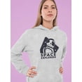 thumbnail image 2 of Space Explorers Hoodie Women -Smartprints Designs, Female 5X-Large, 2 of 4