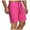 Watermelon Red, variant on Viikei Mens Shorts Cargo,Mens Shorts Clearance under $5 Fashion Man Solid Elastic Waist Mid Waist Loose Pockets Bandage Short Pants