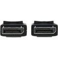 thumbnail image 3 of Tripp Lite Safe-IT DisplayPort Cable Antibacterial Latching Connectors 6ft, Black, 3 of 5